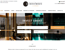 Tablet Screenshot of exclusiveinvestmentscyprus.com